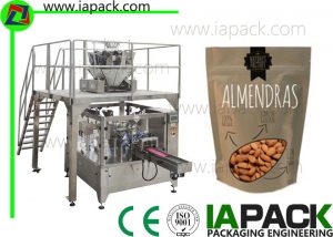 110g Nuts Pouch Grain Packing Machine Form Napolnite pečatno embalažo