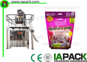 Candy Premade Pouch Packing Machine Rotary Preformed Zapolnite Pečat Bagging
